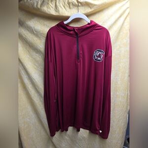 Men's Franchise Club Garnet South Carolina Gamecocks Flex Thermatec Team Quarter